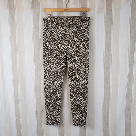 American Eagle Next Level Stretch Hi-rise Jeggings Leopard Print 6 X-Short - Picture 1 of 7